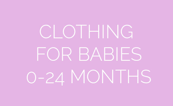 Clothing for babies 0-24 months