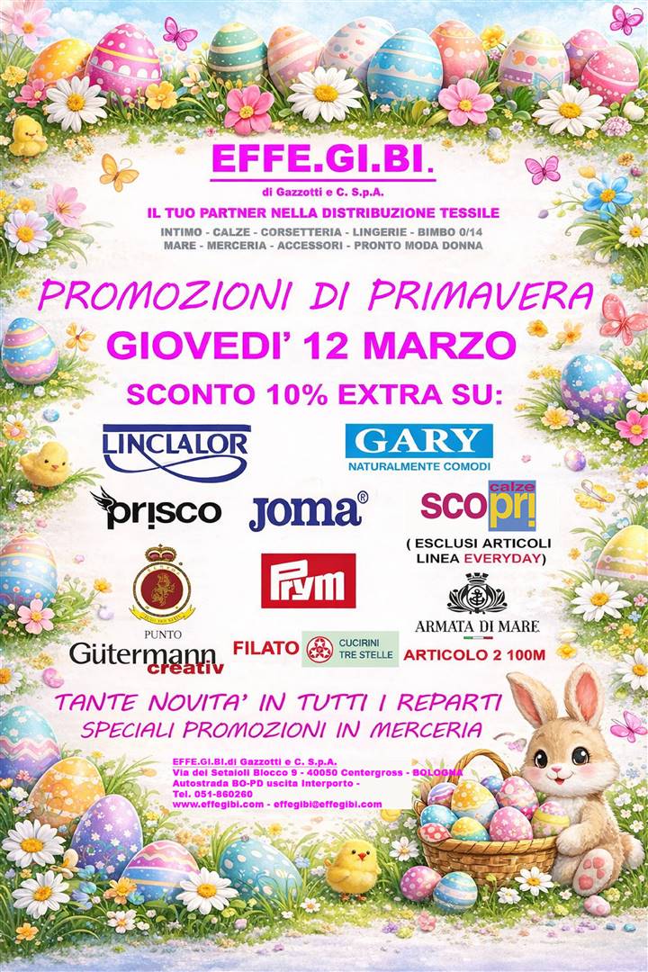 PROMOZIONI GIOVEDI' 12 MARZO 2026
