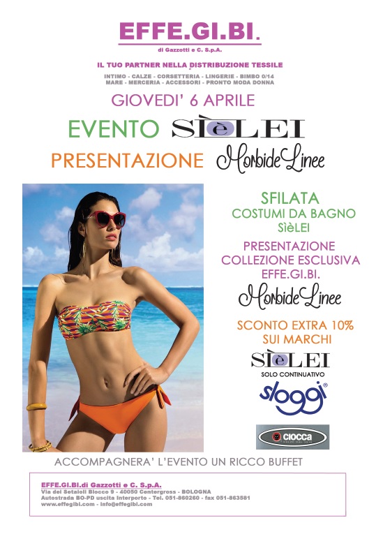 Gioved&#236; 6 aprile - Presentazione Nuove collezioni 